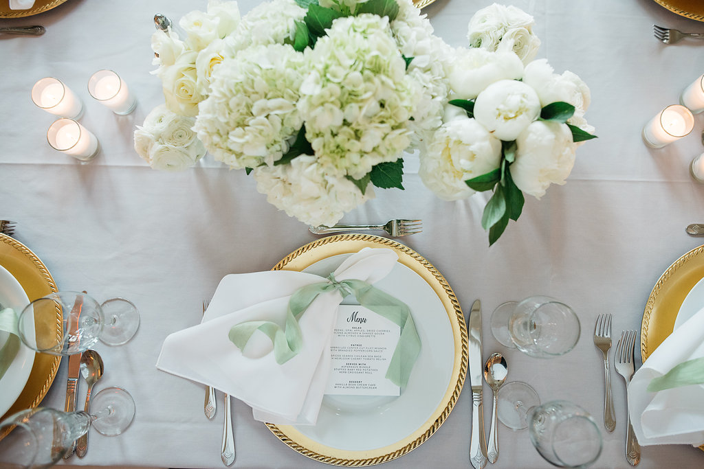 Happy Hollow Country Club Omaha Nebraska Midwest Wedding Place Setting